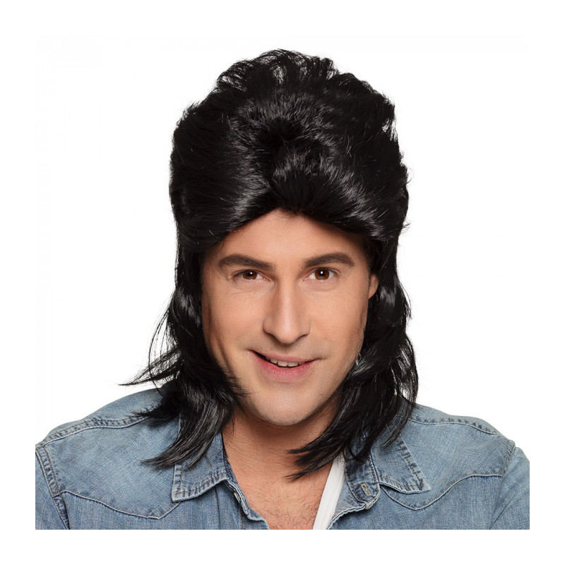 Pánská paruka černá retro